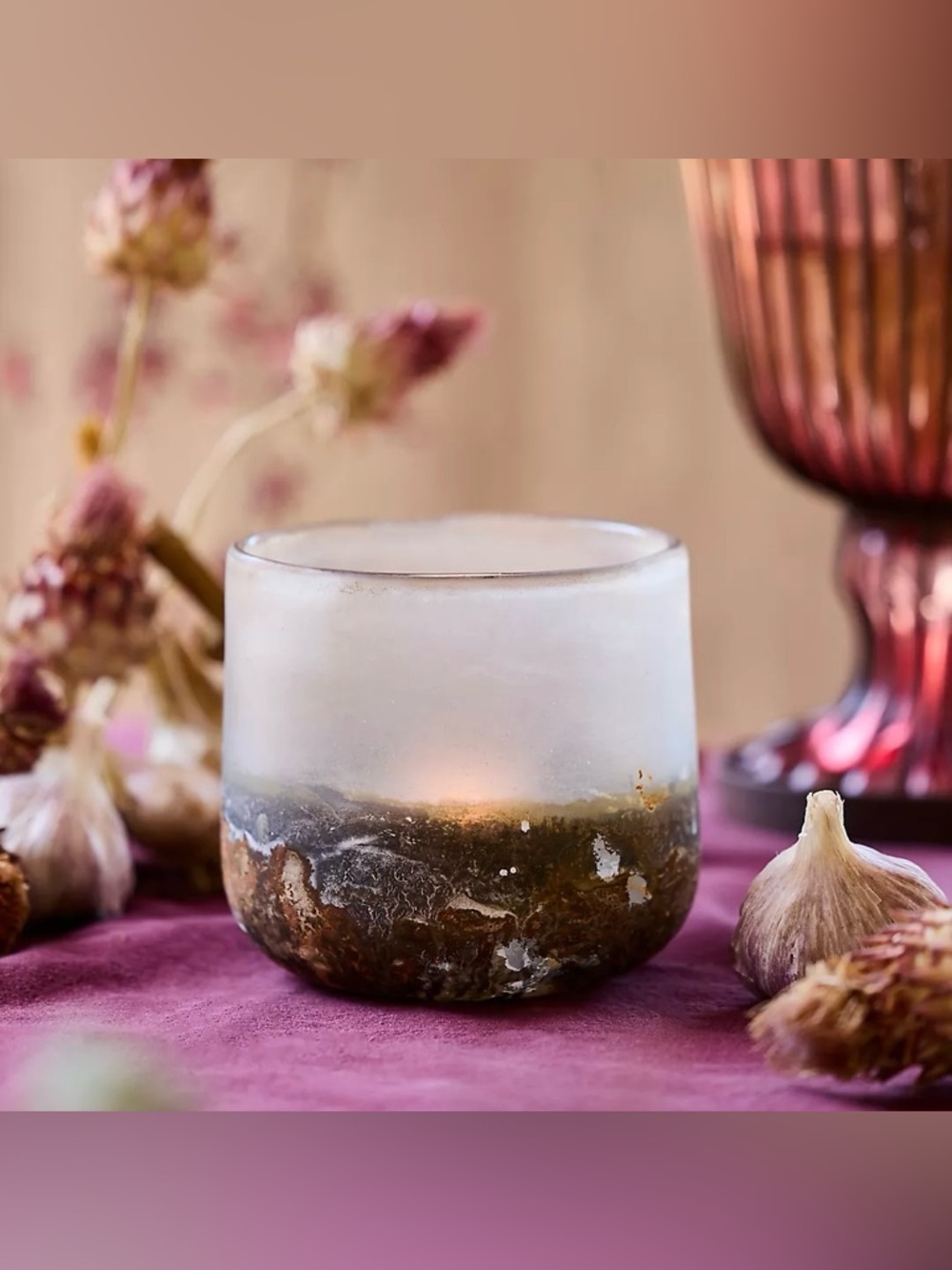 TERRAIN Burnished Tea Light Holder